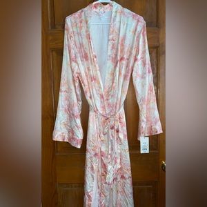 Stars Above Satin Robe with Pockets